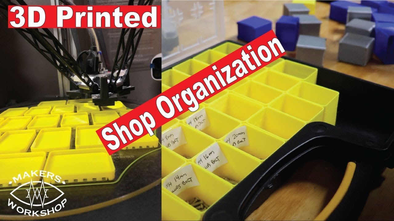 3D Printed Tool and Hardware Organizer Makers