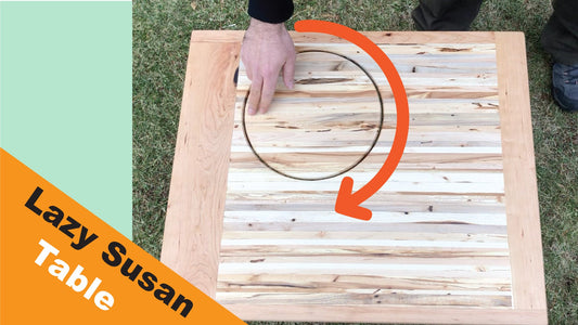 Building a Coffee Table With a Built In Lazy Susan - Makers Workshop