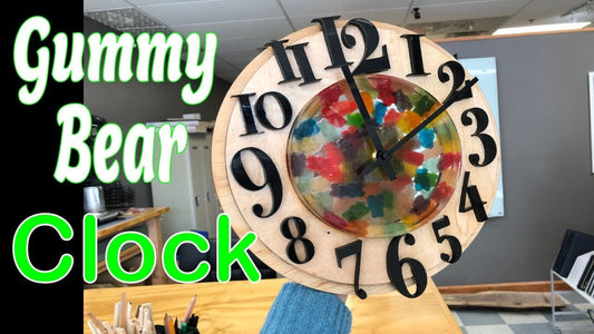 Gummy Bear and Resin Clock - Makers Workshop