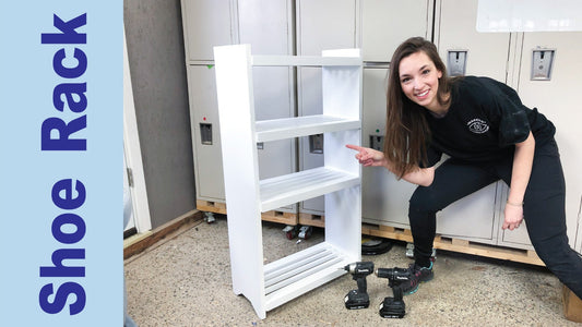 Making a DIY Shoe Rack (An Easy Woodworking Project) - Makers Workshop