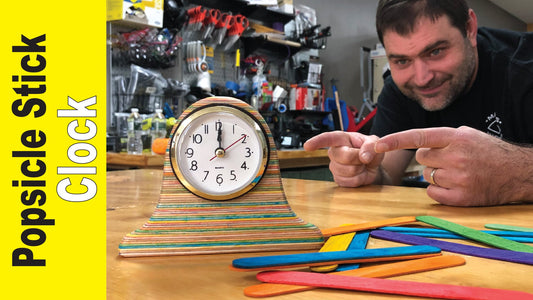 Making a Popsicle Stick Clock with a CNC Router - Makers Workshop