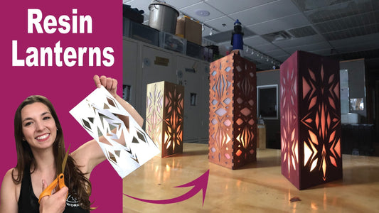 Making Laser Cut Wood Luminary Lanterns - Makers Workshop