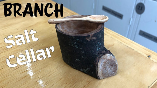 Power Carving a Salt Cellar From a Branch - Makers Workshop