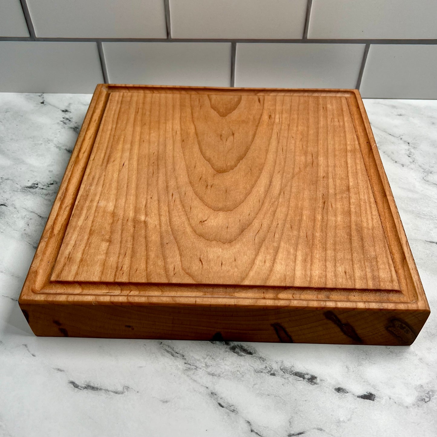 Thick Maple Cutting Board 11x11x2 Inch