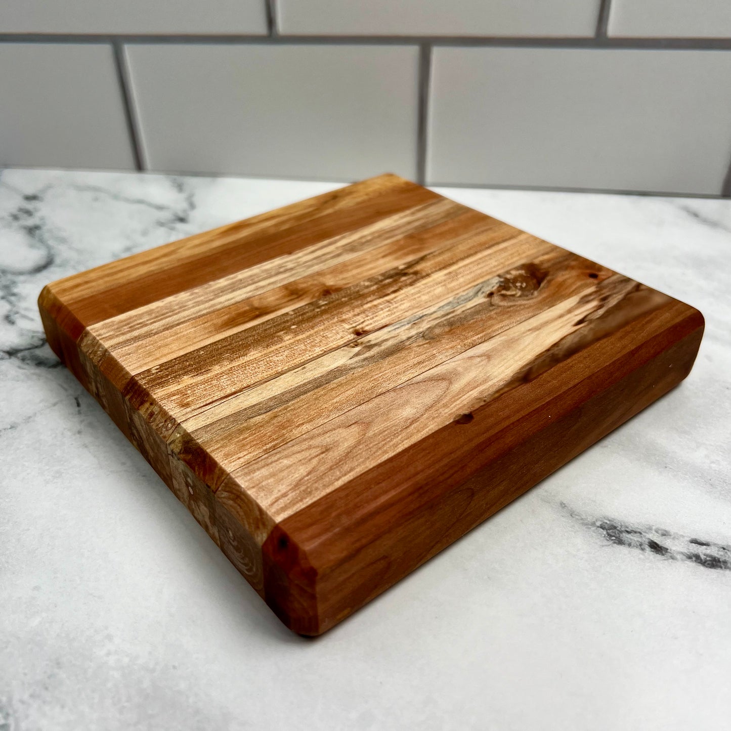 Reclaimed Wood Bar Board 6.5x6.5 Inch