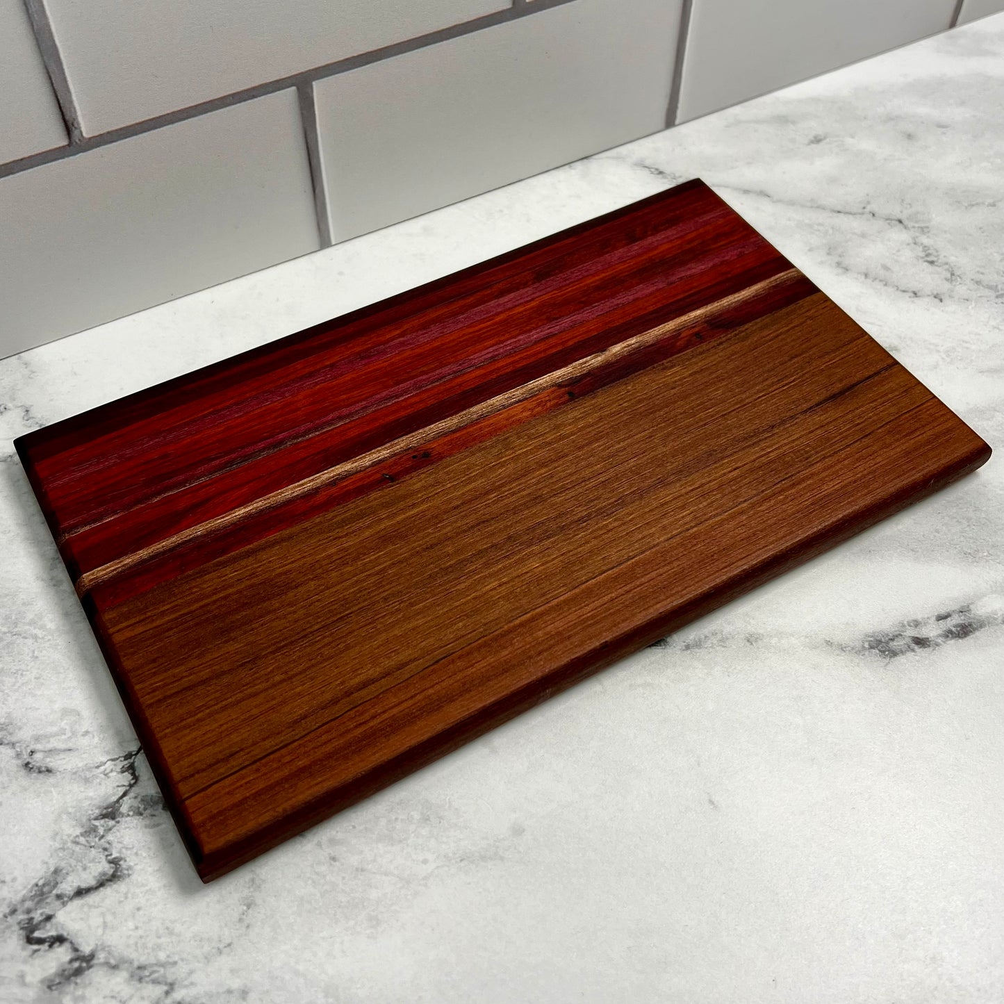 Ipe, Padouk and Purple Heart Cutting Board