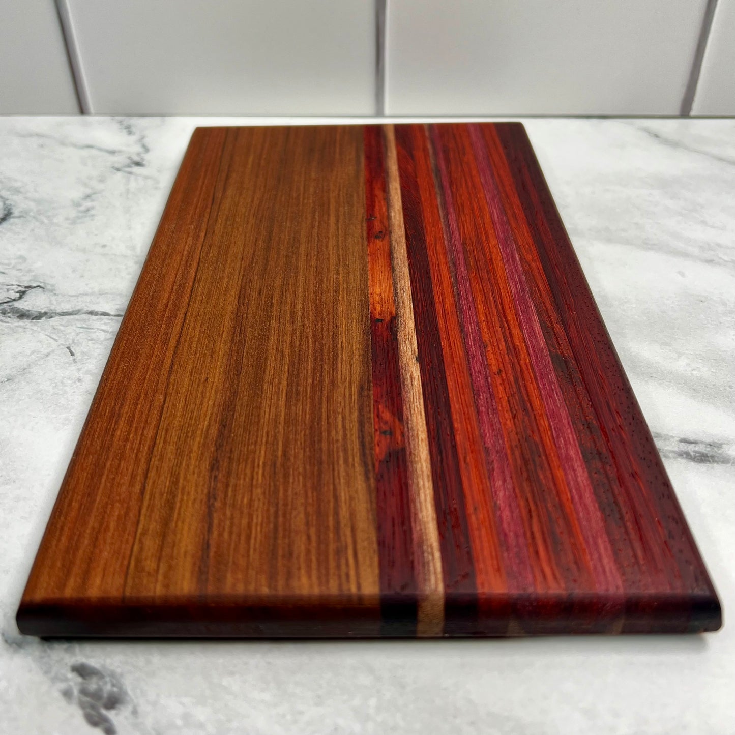 Ipe, Padouk and Purple Heart Cutting Board