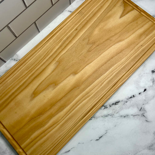 Extra Large Poplar Cutting Board, 11x23 inch