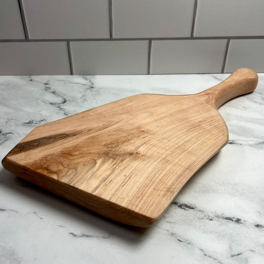 Maple Live Edge Charcuterie Board, 8x17.5 inches