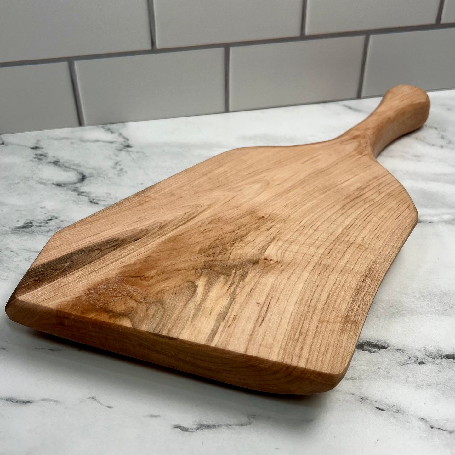 Maple Live Edge Charcuterie Board, 8x17.5 inches