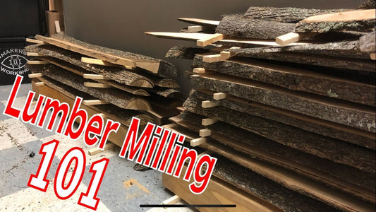 How to Rough Cut and Mill Your Own Lumber - Makers Workshop