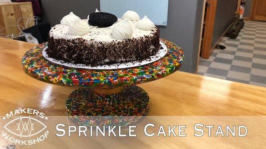 Making a Cake Stand Out of Sprinkles - Makers Workshop