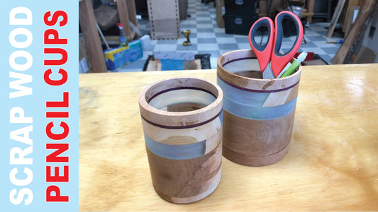 Scrap Wood Pencil Cups - Makers Workshop