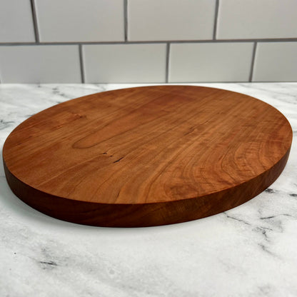 Oval Cherry Cutting Board 11x14 Inch