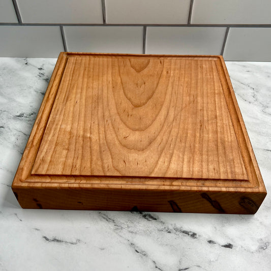 Thick Maple Cutting Board 11x11x2 Inch