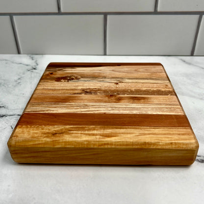 Reclaimed Wood Bar Board 6.5x6.5 Inch