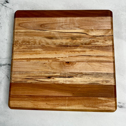 Reclaimed Wood Bar Board 6.5x6.5 Inch