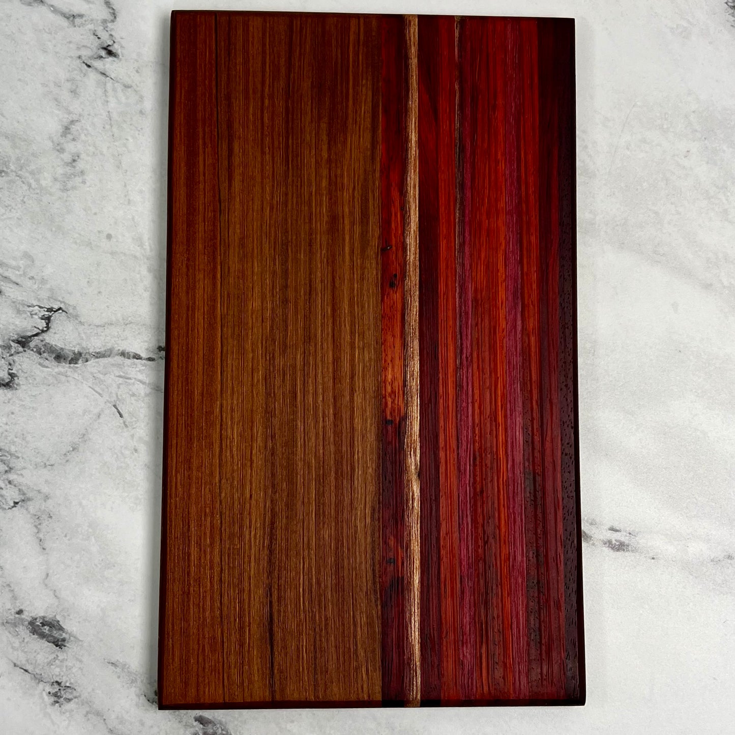 Ipe, Padouk and Purple Heart Cutting Board