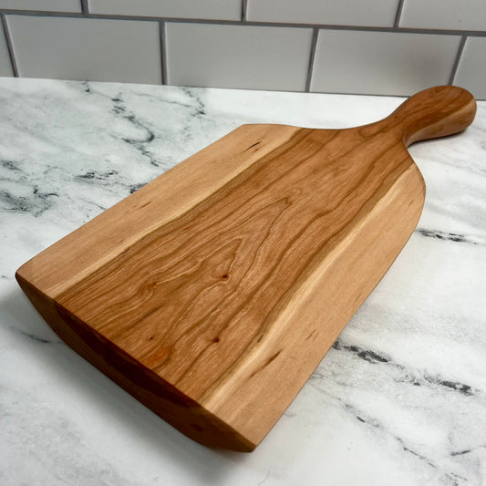 Live Edge Cherry Charcuterie Board, 7x17.5 inches