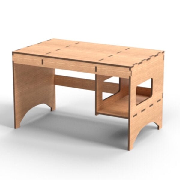 Laser Cut Kids Desk with Chair Downloadable Files - Makers Workshop